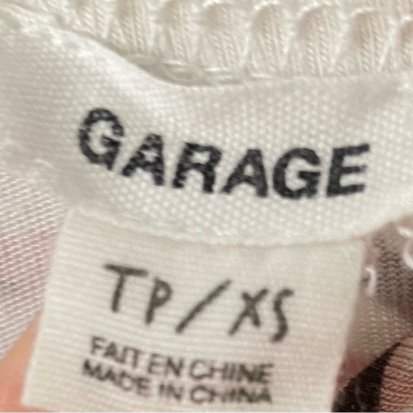 Garage Front Twist Cutout Tropical Print Soft Fit and Flare Mini Dress - Picture 4 of 5